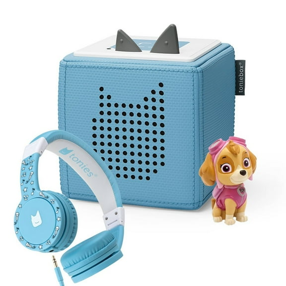 Tonies Paw Patrol Sky Headphones Bundle Starter Set, Light Blue