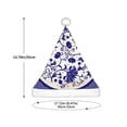 thumbnail image 3 of Daiia Blue And White Porcelain Pattern Print Christmas Knitted Beanie Hat, Large Knit Hat Xmas Small Gifts For Boys Girls Child Infant, 3 of 6