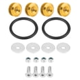 thumbnail image 3 of Dingln Quick Release Fixations Rondelles For Boulons Avant Arrière Du Coffre Hatch Couvercles Bumpers Universal Gold, 3 of 5