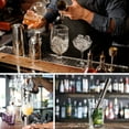 thumbnail image 3 of 6-Piece Cocktail Shaker Set: Complete Bartender Kit for Home Bar Stainless Steel Mixology Bartender Kit with Stand Cocktail Set for Beginners, 3 of 5