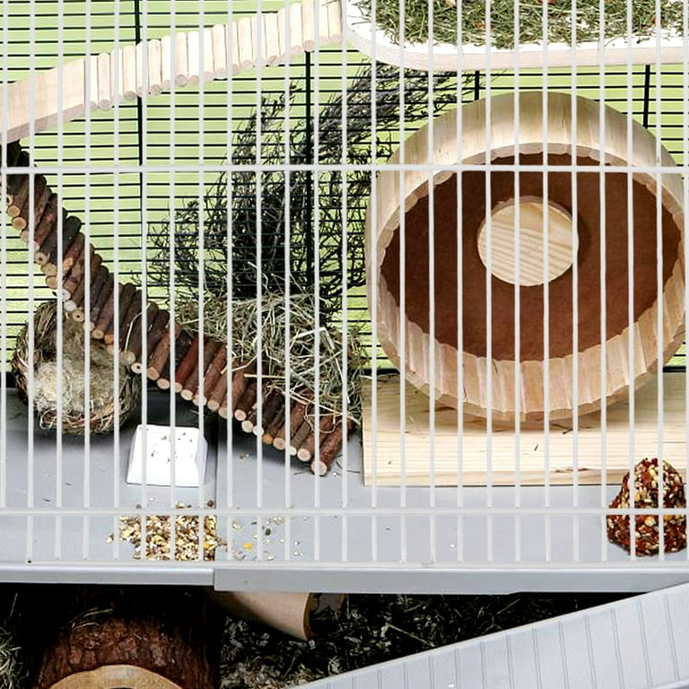 2Pcs Hamster Cage Divider Mesh Wire Isolation Plates Breeding Board White Walmart