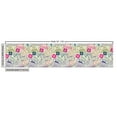 thumbnail image 2 of Ambesonne Airplane Fabric by the Yard Upholstery, Passport Stamps Cities, 5 Yards, Eggshell and Pink, 2 of 4