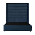 thumbnail image 1 of Box Base Cama Individual + Cabecera Polar Azul, 1 of 8