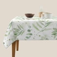 thumbnail image 4 of Spring Green Leaf Square Tablecloth 52×52 Inch Eucalyptus Leaf Table Cloth Small Square Tablecloths Indoor Outdoor Washable Wrinkle Free Stain Resistant Waterproof Fabric Table Cover, 4 of 6