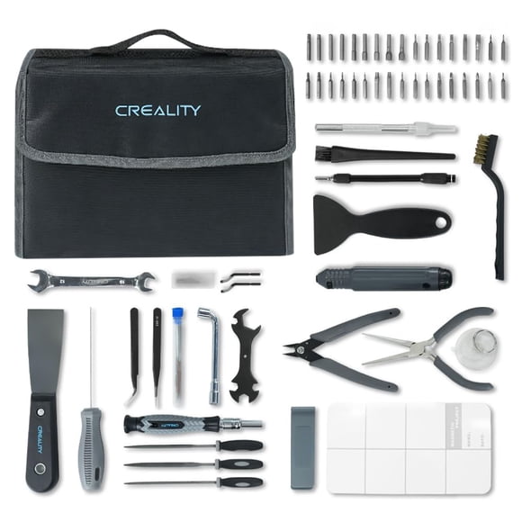 Kit de herramientas para impresora 3D Creality, 74 piezas de accesorios con bolsa de almacenamiento