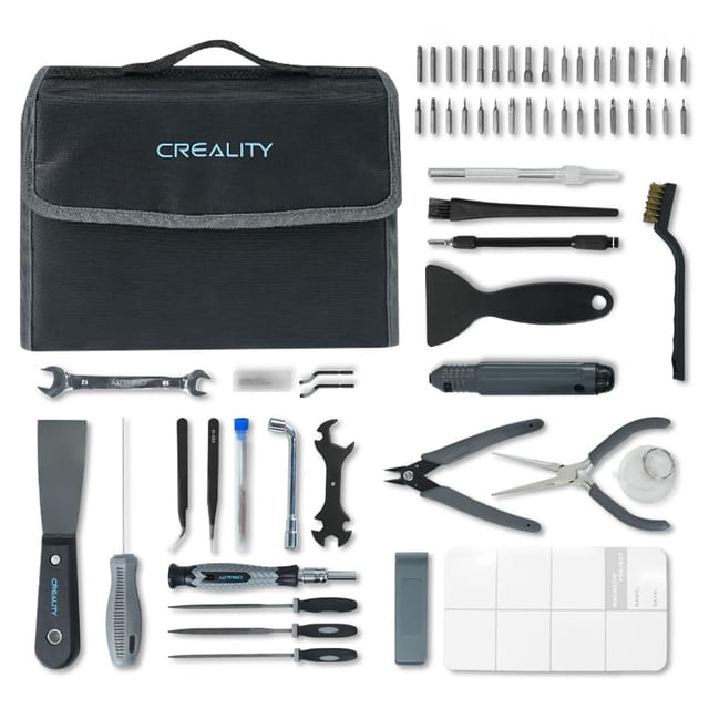 Kit de herramientas para impresora 3D Creality, 74 piezas de accesorios con bolsa de almacenamiento