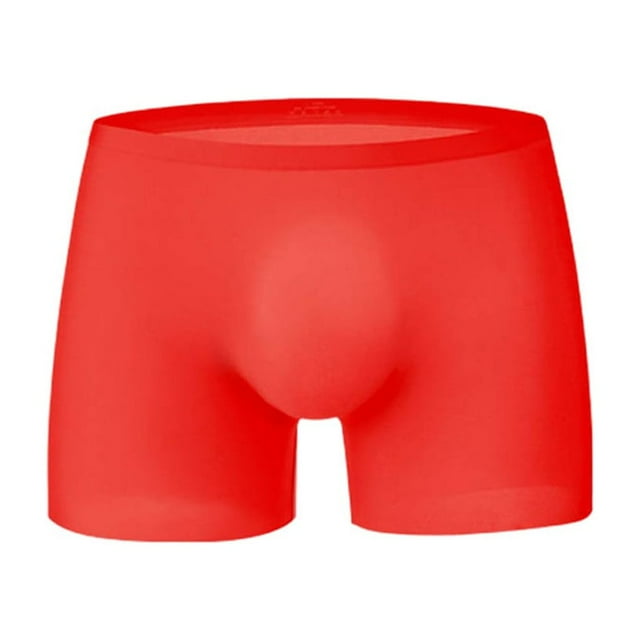 Men's Polyester Underwear Intimates Men's One-Piece 3d Panties Seamless Ice Silk Underpants Breathable Briefs Boxer