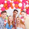 thumbnail image 4 of Kit de guirnaldas con globos LUDEOU, 116 piezas, arco rosa y naranja de 5 m, 4 of 9