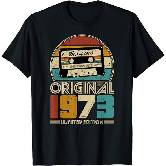 1973 vintage birthday retro Limited Edition men woman gift T-Shirt