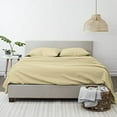 thumbnail image 4 of Linen Market 4 Piece Sheet Set Patterned, Queen, Honeycomb Yellow, 4 of 5