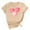 Beige, variant on Fesfesfes Tshirts Shirts for Women's Fashion Crewneck Printed Short Sleeve T-shirt Casual Loose Shirt Tops Workout Shirts for Women M(US:6)