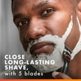 thumbnail image 4 of Gillette Fusion5 Power Men's Razor Handle, Orange, 1 Blade Refill, 4 of 12