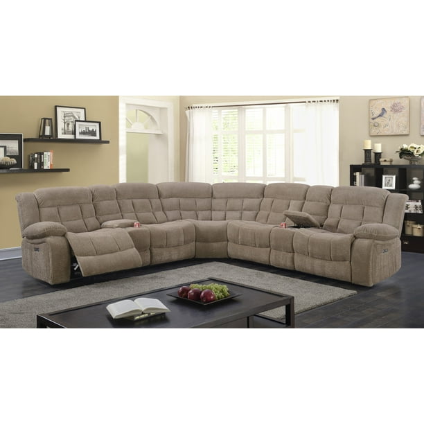 Best Quality Furniture 3pc Power, Best Quality Leather Reclining Sectional