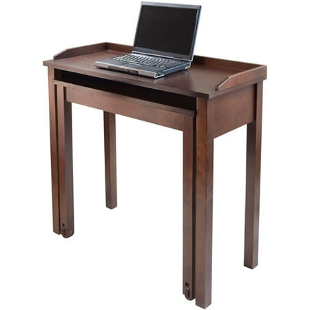 Kendall Rollout Laptop Desk, Antique Walnut