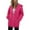 Hot Pink Sweatshirts for women _r, variant on safuny Women's Zip Up Hoodies Coat Oversized Fleece Long Sleeve Solid Color Sweatshirts Casual Fall Jacket with Pocket Dark Gray _r L