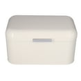 thumbnail image 1 of Retro Tin Bread Box,Milky White Bread Box Metal Bread Boxes Bread Box Meticulously Designed, 1 of 14