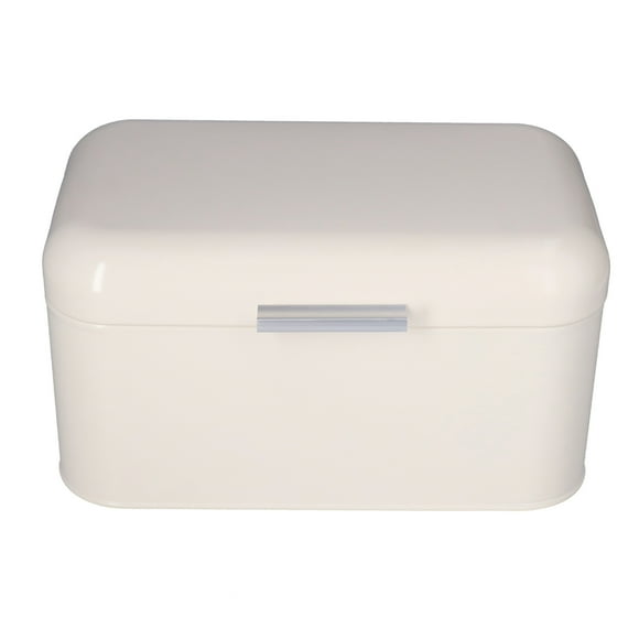 Bread Box,Milky White Bread Box Large Bread Box Retro Tin Bread Box Unrivaled Performance