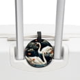 thumbnail image 3 of Swan 2Pcs PU Leather Round Luggage Tags with Privacy Cover and Name ID Tag for Suitcase, Handbags, Backpacks, School Bags, 3 of 6