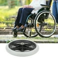 thumbnail image 4 of Wheelchair Wheels, Non-slip Wheelchair Front Wheels, Rubber Practical For  Vehicles Healthcare Vehicles, 4 of 8