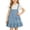 Red, variant on Amidoa Girls Summer Dresses Short Sleeve Solid Color A-Line Dresses Casual Kids Sundress Black Size 12