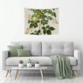 thumbnail image 5 of FCXZI Yellow Flowers Green Leaves Fine Foliage Lace Wall Tapestry 40*30in, 5 of 6