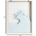 thumbnail image 6 of Kate and Laurel Blake Waves Framed Printed Glass Art, 18x24 Natural, Transitional Wall Decor, 6 of 6
