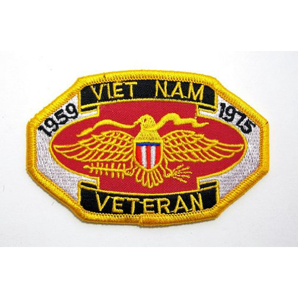 Vietnam Veteran 1959 - 1975 War Embroidered Military Patch Iron or Sew ...