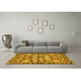 thumbnail image 3 of Ahgly Company Indoor Round Persian Yellow Traditional Area Rugs, 8' Round, 3 of 4