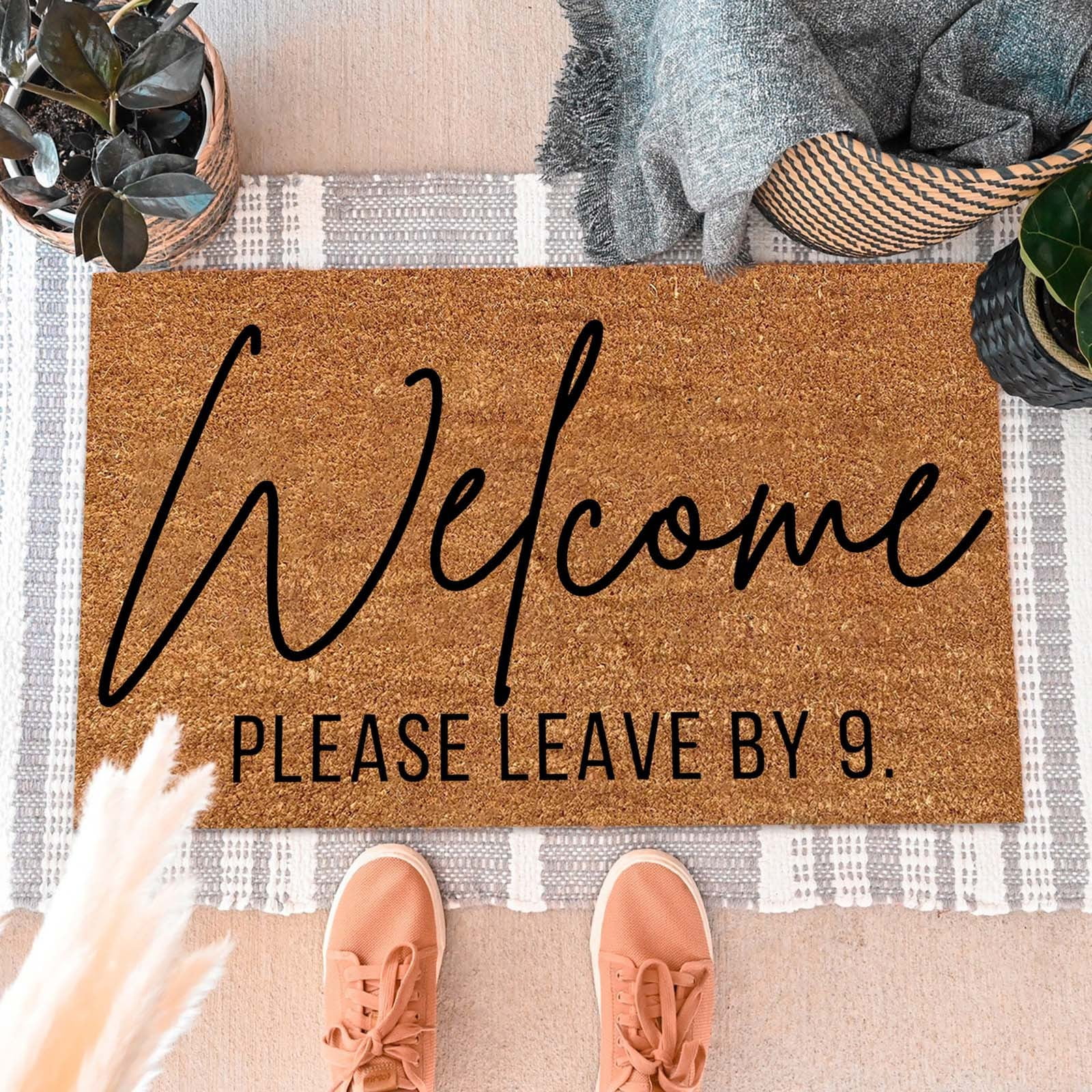 Panxico Rug,Welcome Mat,Funny Doormat Funny Welcome Mat Please