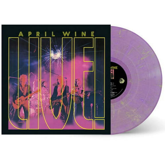 April Wine - Live! - Purple With Yellow Specs Vinyl 180G - Music & Performance