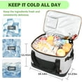 thumbnail image 4 of Tirrinia Large Cooler Bag,48 Cans Insulated Leakproof Soft Ice Chest, Portable Beach Cooler, 4 of 8