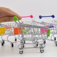 thumbnail image 4 of pitrice Mini Shopping Cart Trolley Toy Red, 4 of 9