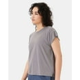 thumbnail image 2 of Alternative B06712356 Women Earthleisure Modal Triblend Muscle T-Shirt, Nickel - Extra Large, 2 of 5