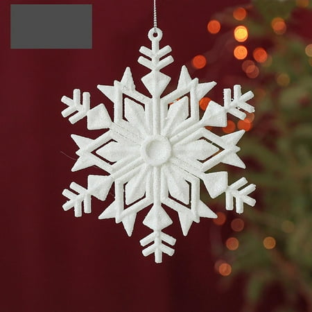 

Seroniy Christmas Pendants Snowflake Angel Wing Elk Design Hanging Pendant for Holiday Party Christmas Tree Decoration