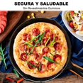 thumbnail image 2 of Sartén de Hierro Fundido,Sartenes Antiadherentes Freír, Distribución Uniforme del Calor, Sarten Hierro Fundido con Funda Protectora de Mango, para Freír Saltear Pizza Filete (26cm), 2 of 7