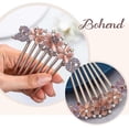 thumbnail image 2 of Peine de cristal para el pelo, peines decorativos, accesorios para el cabello de novia para mujeres y niñas, 2 of 4