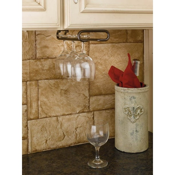 RevAShelf 18" Oil Rubbed Bronze Under Wine Glass Holder