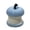 blue, variant on YFGEFTR Ceramic Cigarette Ashtray, Glossy & Easy To Clean, Removable Apple Shaped Lid & Odor Block Design, for Indoor Outdoor Home Office Desktop Tabletop Daily Use