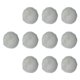 thumbnail image 2 of 10 piezas de micrófono de solapa con reducción de ruido y parabrisas peludo Blanco, 2 of 9