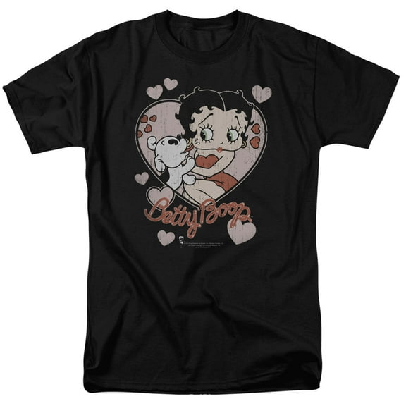 Betty Boop Classic Kiss Officially Licensed Adult T-Shirt M
