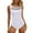 White, variant on RUTAYY Swimwear Bathing Suit For Women Swimming Suits U Back Swimsuits Tropical Beachwear