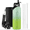 Gradient Green, variant on Buzio 64 oz Insulated Water Bottle with Straw & 3 Lids, Half Gallon Water Bottle Stainless Steel with Carrying Strap for Gym Sports Outdoor Hiking, Ombre Wine/Navy