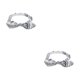 thumbnail image 1 of Sonducket Diadema elegante y cómoda para niñas, accesorios para el cabello ajustables y absorbentes del sudor, color blanco Blanco 2Conjunto, 1 of 6