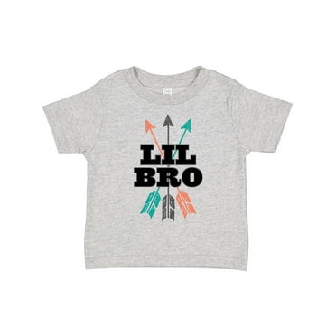 Inktastic Lil Bro Boys Native Arrow Brother Boys Toddler T-Shirt