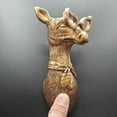 thumbnail image 4 of Animal Heads Wall Art Decor, 3D Wall Mount Ornament, Aesthetic Gold Wall Sculpture Home Decor, Resin Animal Head Wall Hanging Decoration for Family Living Room Bedroom Bathroom Kitchen Gift (Sheep), 4 of 6