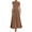 44# Coffee, variant on UoCefik Womens Summer Off Shoulder Sleeveless Midi Dress Cocktail A Line Flowy Wedding Guest Dresses with Pockets Black S