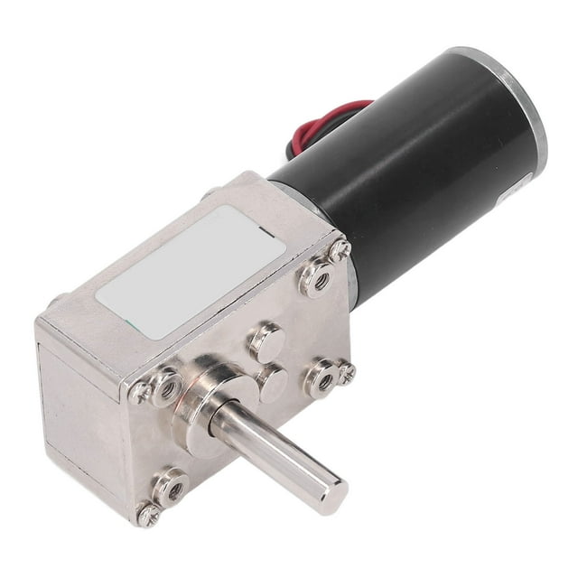 Micro DC motorreductor auto bloqueo ajustable velocidad desgaste resistencia gusano engranaje motor dc24v 18W