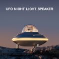 thumbnail image 3 of CGBCFO UFO-Shaped Bluetooth Speaker with LED Nightlight, Silver, 3 of 7
