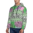 thumbnail image 3 of Haiem Summer Patterned Men's Hoodie with Kangaroo Pocket - Ideal Pullover Sweatshirt for Daily Wear, Travel, and Home-XX-Large, 3 of 7