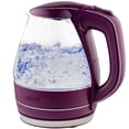 thumbnail image 1 of Hervidor eléctrico OVENTE KG83P 1.5L de vidrio borosilicato morado, 1 of 9